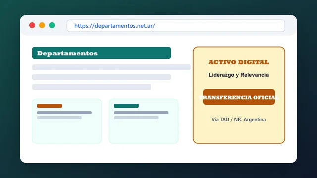 Ecosistema digital, branding y proceso de cesión registral formal de departamentos.net.ar